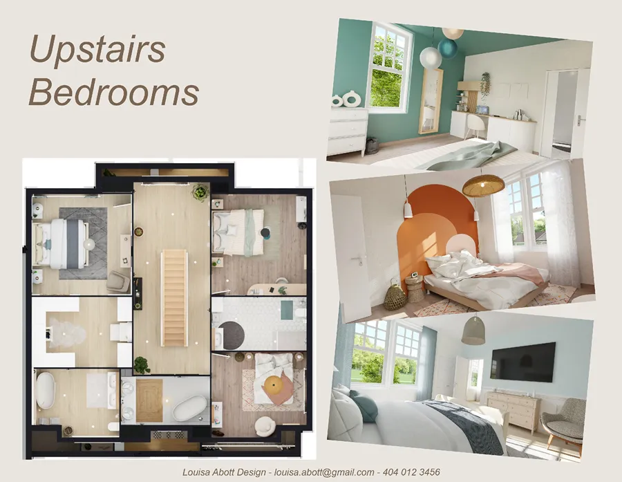 interior design board example by Cedreo
