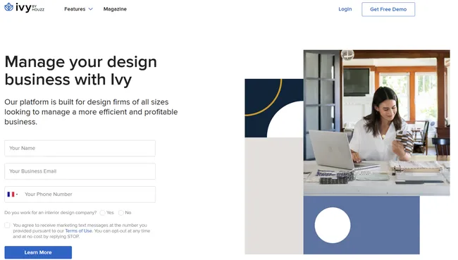 home page Ivy